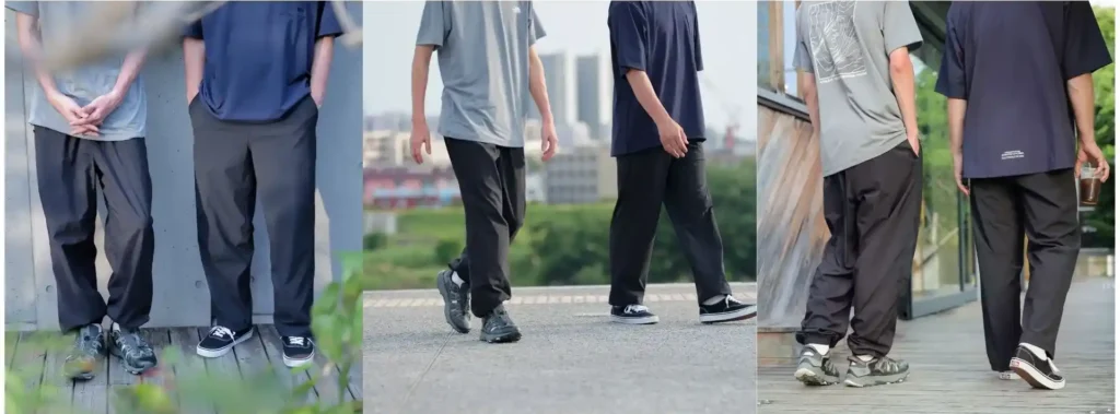 夏に涼しいロングパンツのイメージ画像