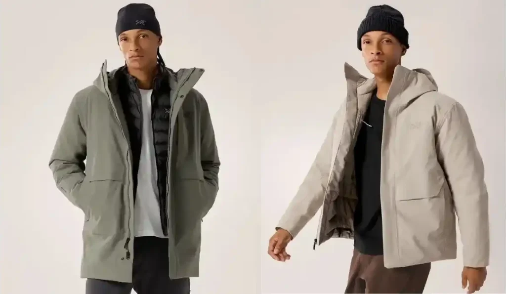 アークテリクスのサーミーダウンパーカとサーミーダウンジャケット比較2