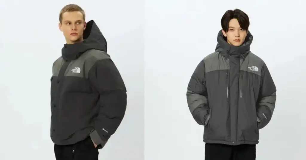 ノースフåェイスのマウンテンダウンジャケットとバルトロライトジャケットの比較のイメージ画像