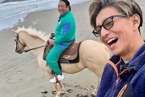 キムタクがワークマンのフリースを着用してるインスタグラムの写真