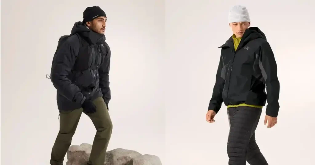 ベータインサレーテッドジャケットとソラノインサレーテッドフーディの画像