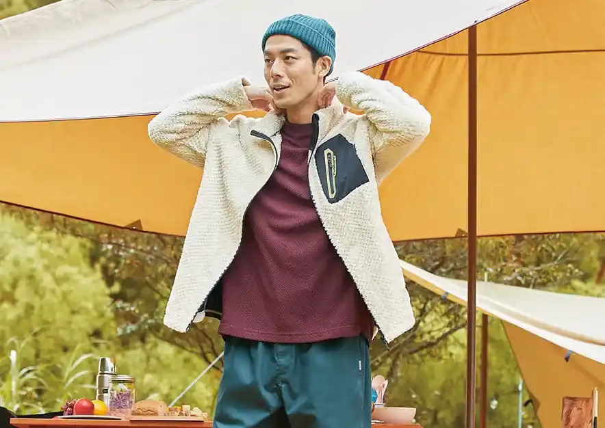 ワークマンのダイヤフリース裏アルミジャケットのイメージ画像