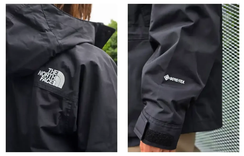 ノースフェイスのジップインジップアウターの画像